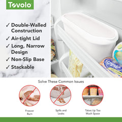 Tovolo détail paroi double isolante pour limiter les cristaux