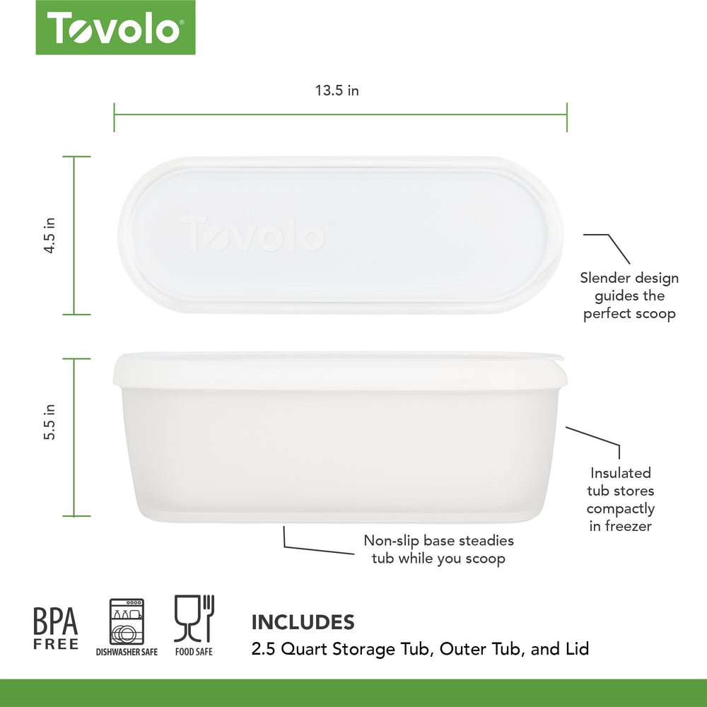 Tovolo boîtes empilées maximisant l’espace et organisation du congélateur