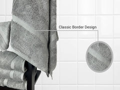 Towel Bazaar serviette en usage après douche, absorption rapide