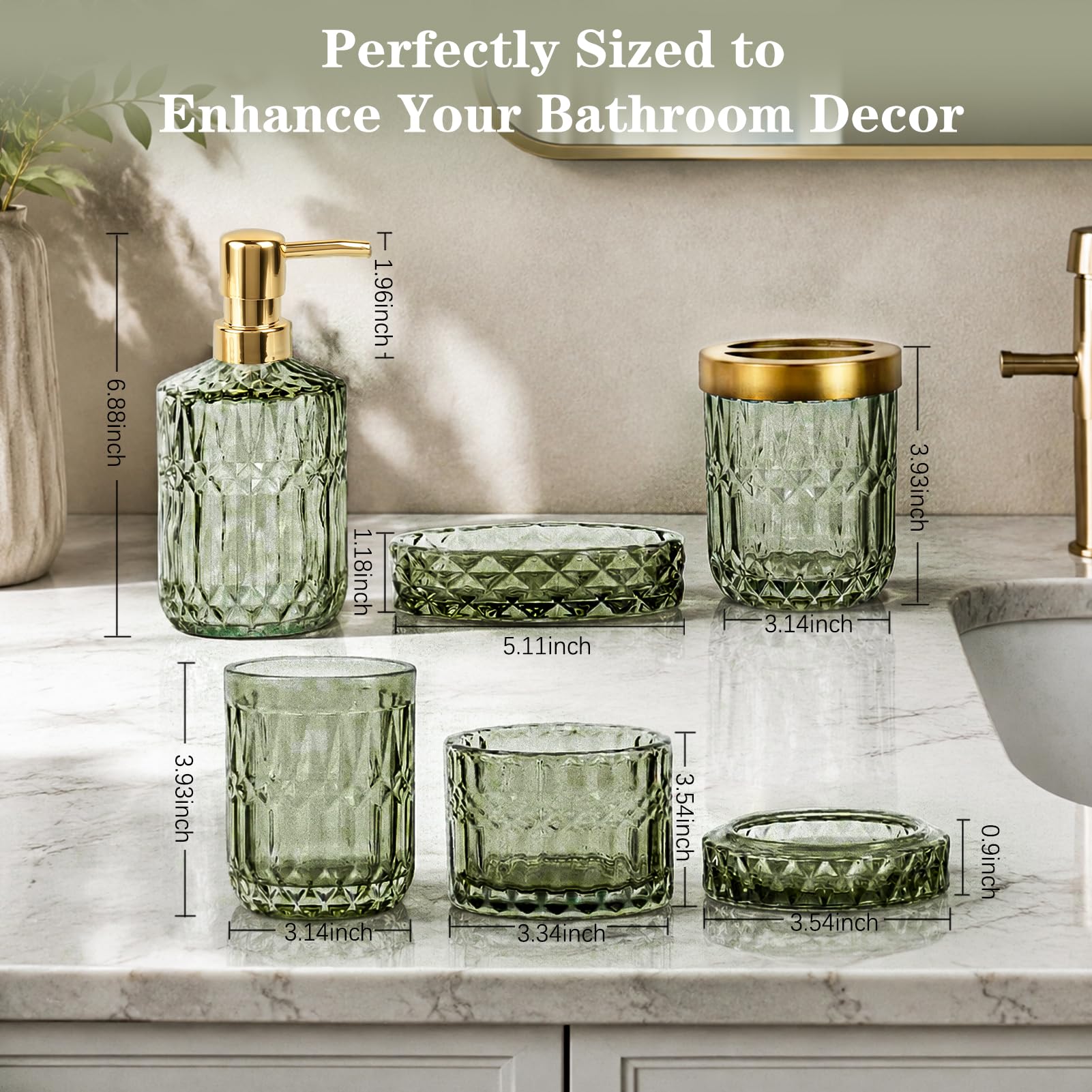 Towoaafu ensemble stylé posé sur lavabo décor harmonieux