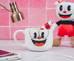 Toynk Cuphead étiquette montrant capacité 20 oz idéale pour longues boissons