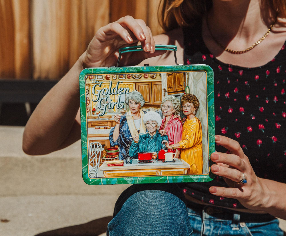 Toynk boîte Golden Girls intérieur vide montrant capacité et rangement pratique