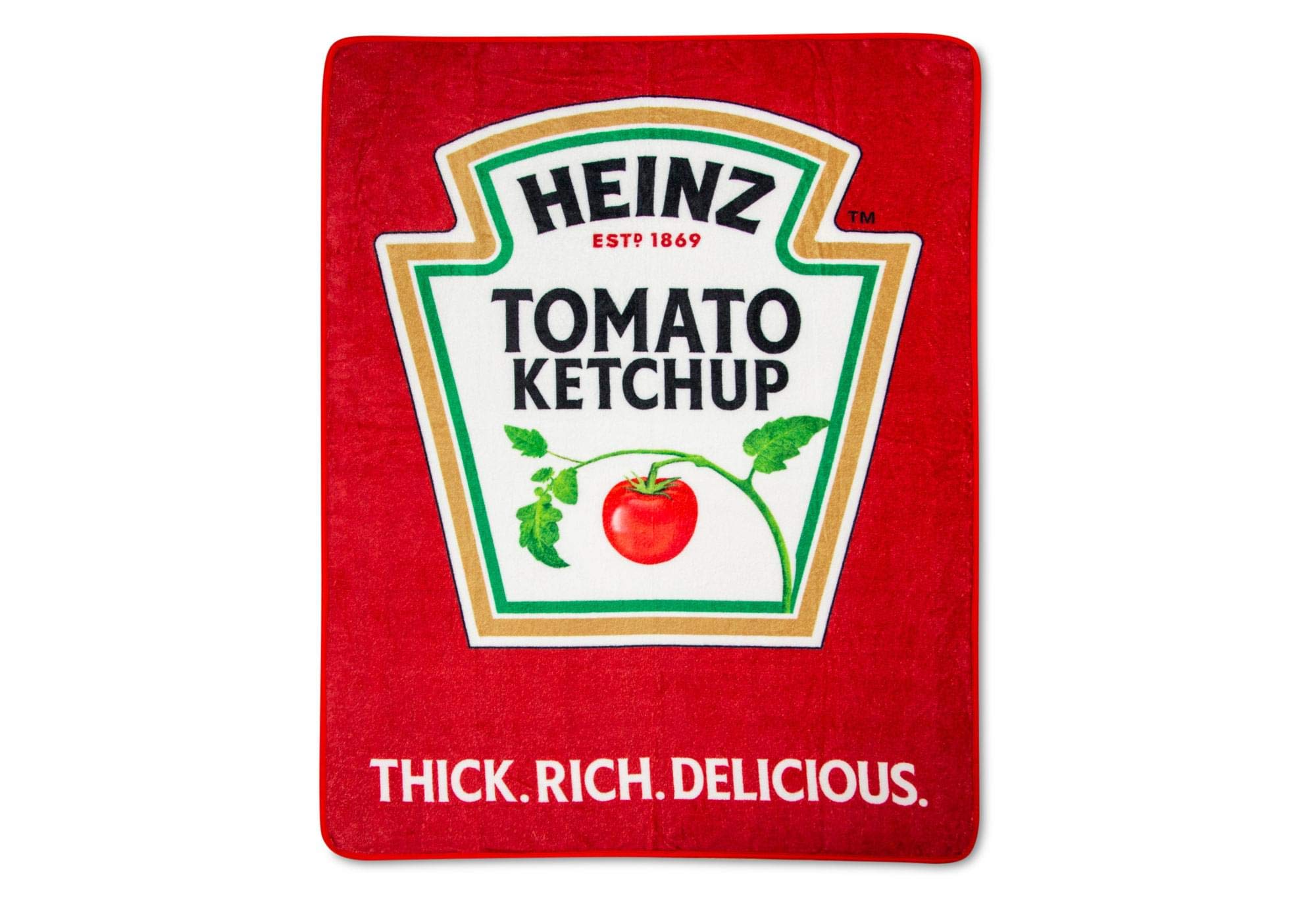 Toynk Heinz plaid face recto montrant le logo Heinz et un accent décoratif