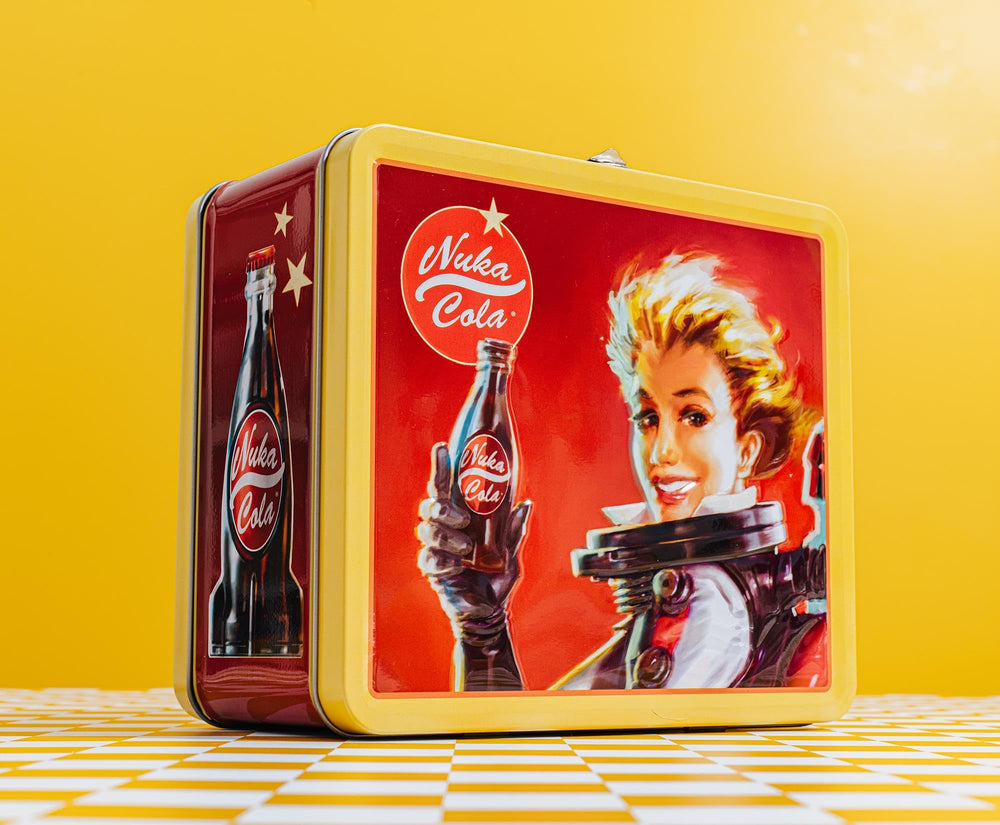 Toynk Nuka-Cola transportée en convention, protège accessoires de collection