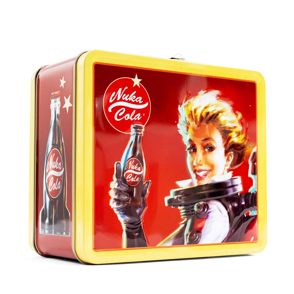 Toynk Nuka-Cola face arrière illustrée, met en valeur publicités vintage