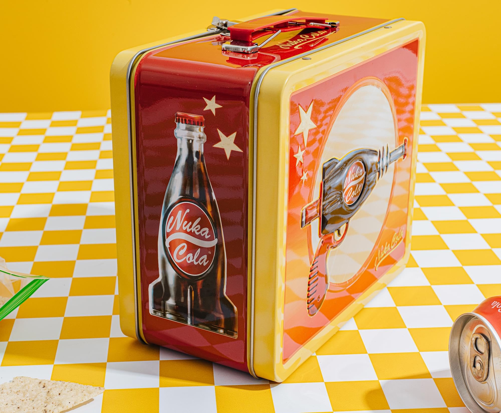 Toynk Nuka-Cola en scène sur bureau, apporte touche décorative gaming