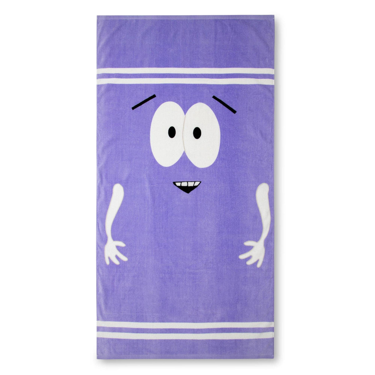 Toynk serviette Towelie face avant montrant le motif officiel, visuel attractif