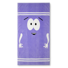 Toynk serviette Towelie face avant montrant le motif officiel, visuel attractif