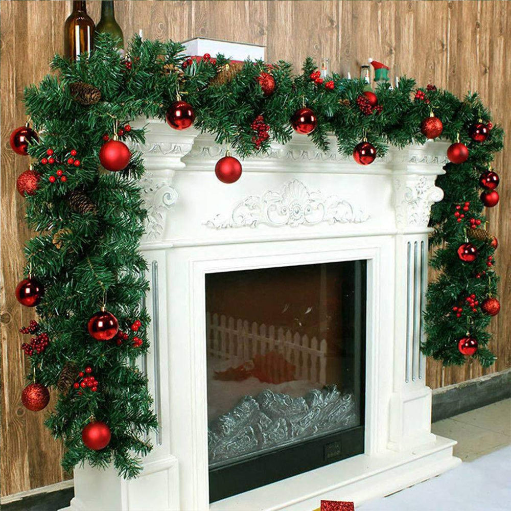 TQS baies rouges en gros plan apportant une touche festive vive