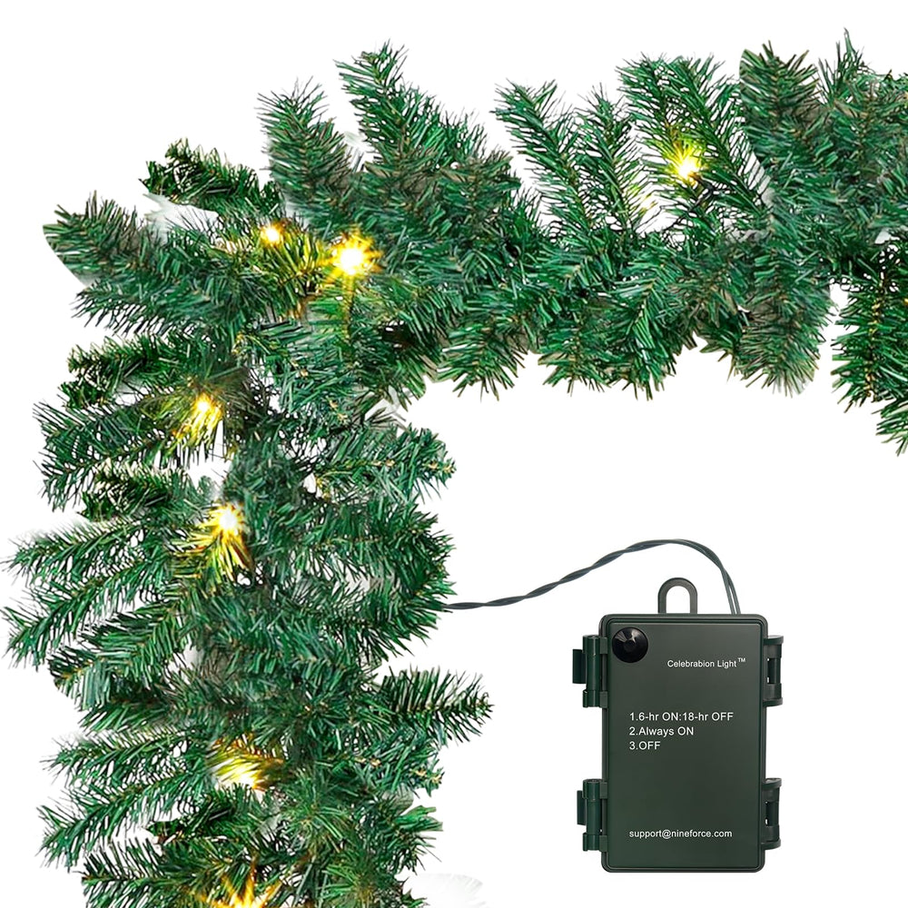 TQS guirlande 10ft vue frontale, décoration facile et sans fil