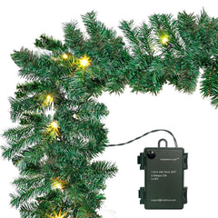 TQS guirlande 10ft vue frontale, décoration facile et sans fil