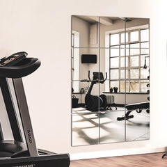 TRAHOME face ensemble de miroirs muraux montrant grand rendu et gain d'espace