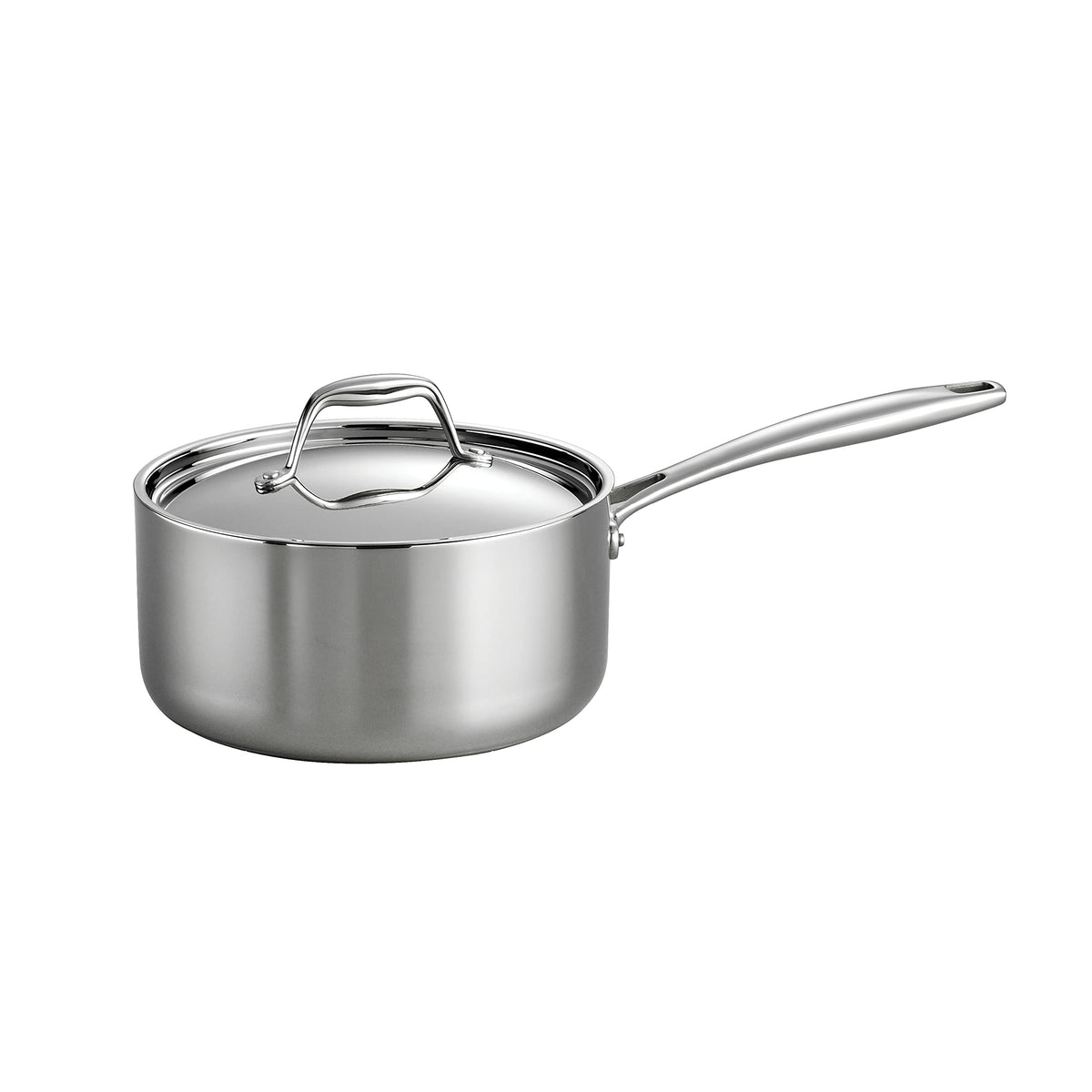 Tramontina casserole face avant élégante montrant capacité 3 quarts et design durable