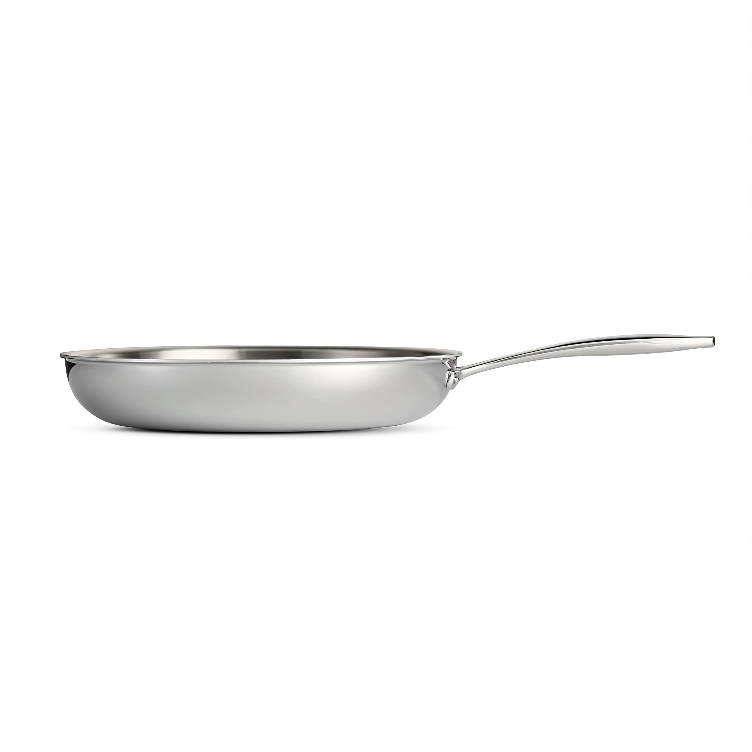 Tramontina profil tri-ply montrant construction aluminium pour chaleur uniforme
