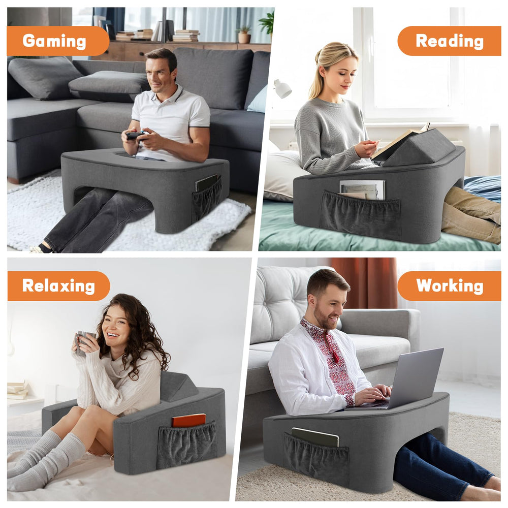 TranquilRelax comparaison taille avec ordinateur portable pour échelle