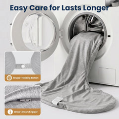 TranquilRelax coussin converti en appui lombaire pour posture améliorée