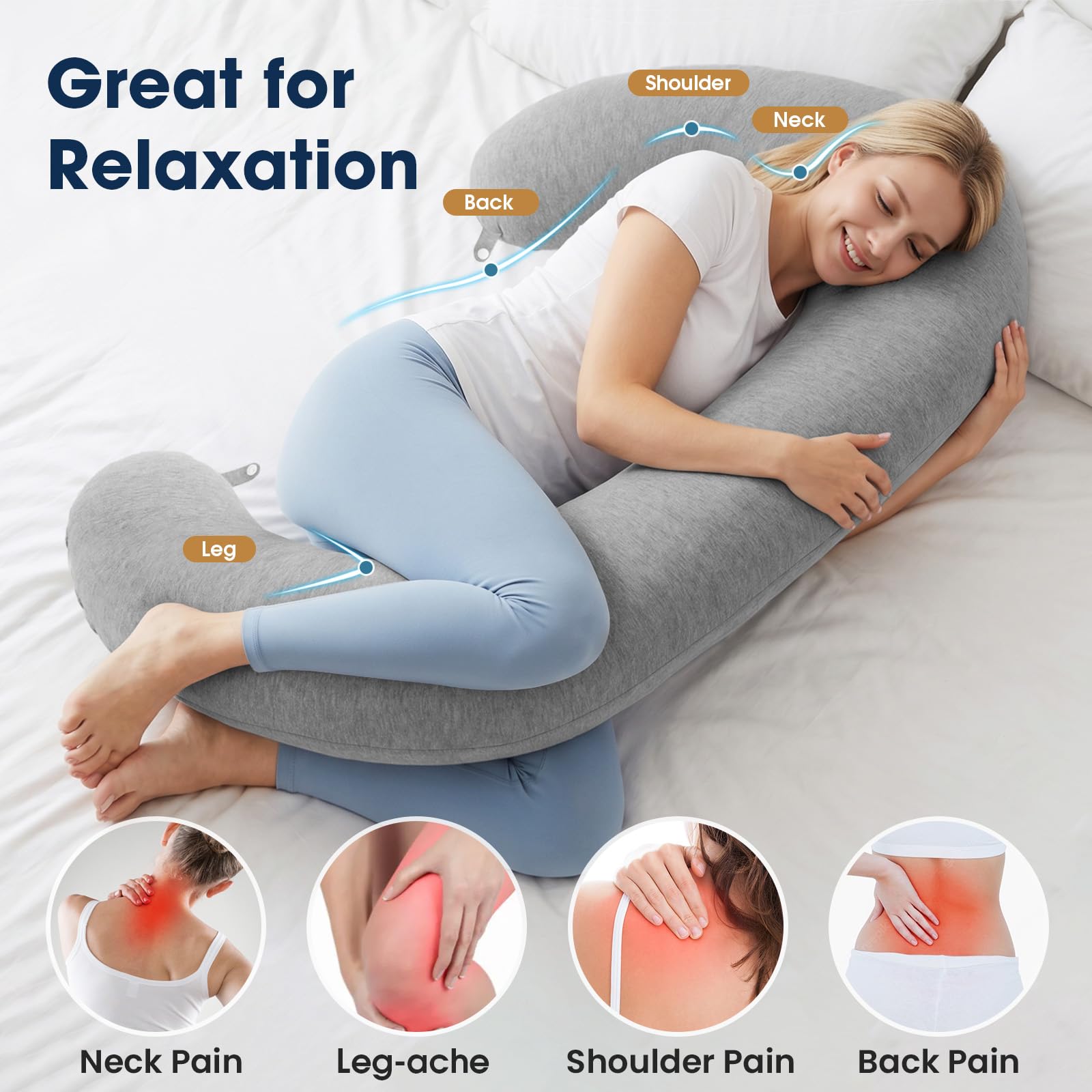 TranquilRelax fermeture éclair cachée protège et évite irritations