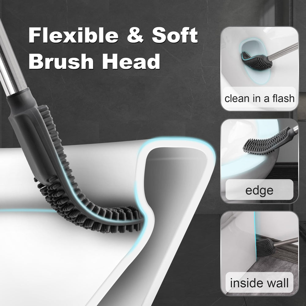 TrashAid brosse tête silicone en gros plan pour nettoyage efficace et hygiénique