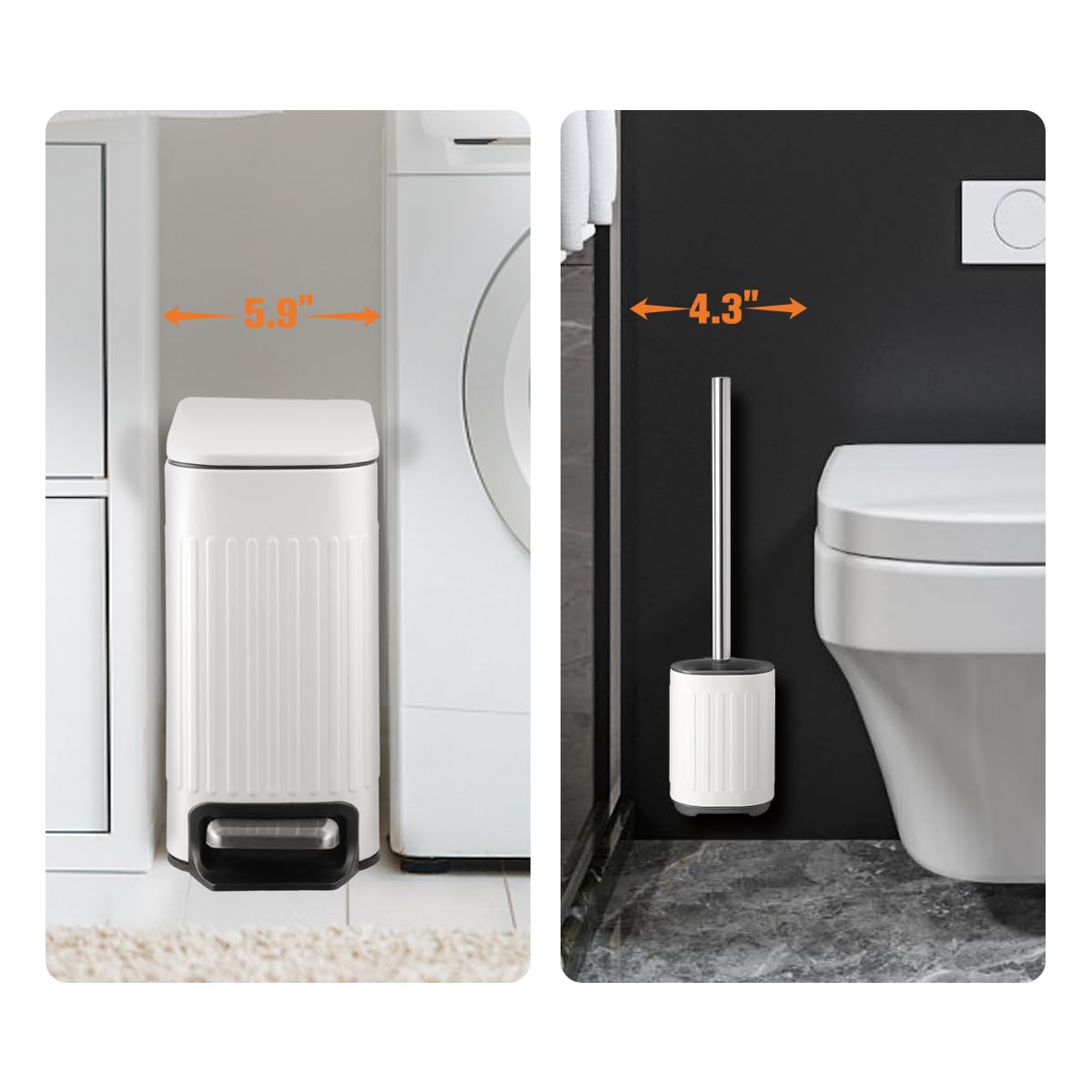 TrashAid poubelle avec couvercle ouvert pour vidage silencieux et pratique