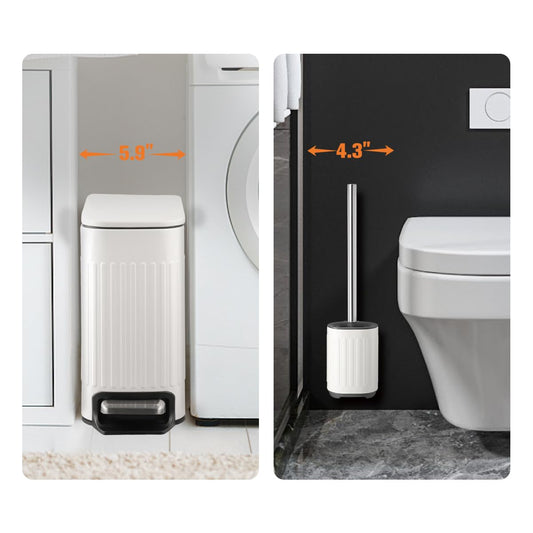 TrashAid poubelle avec couvercle ouvert pour vidage silencieux et pratique