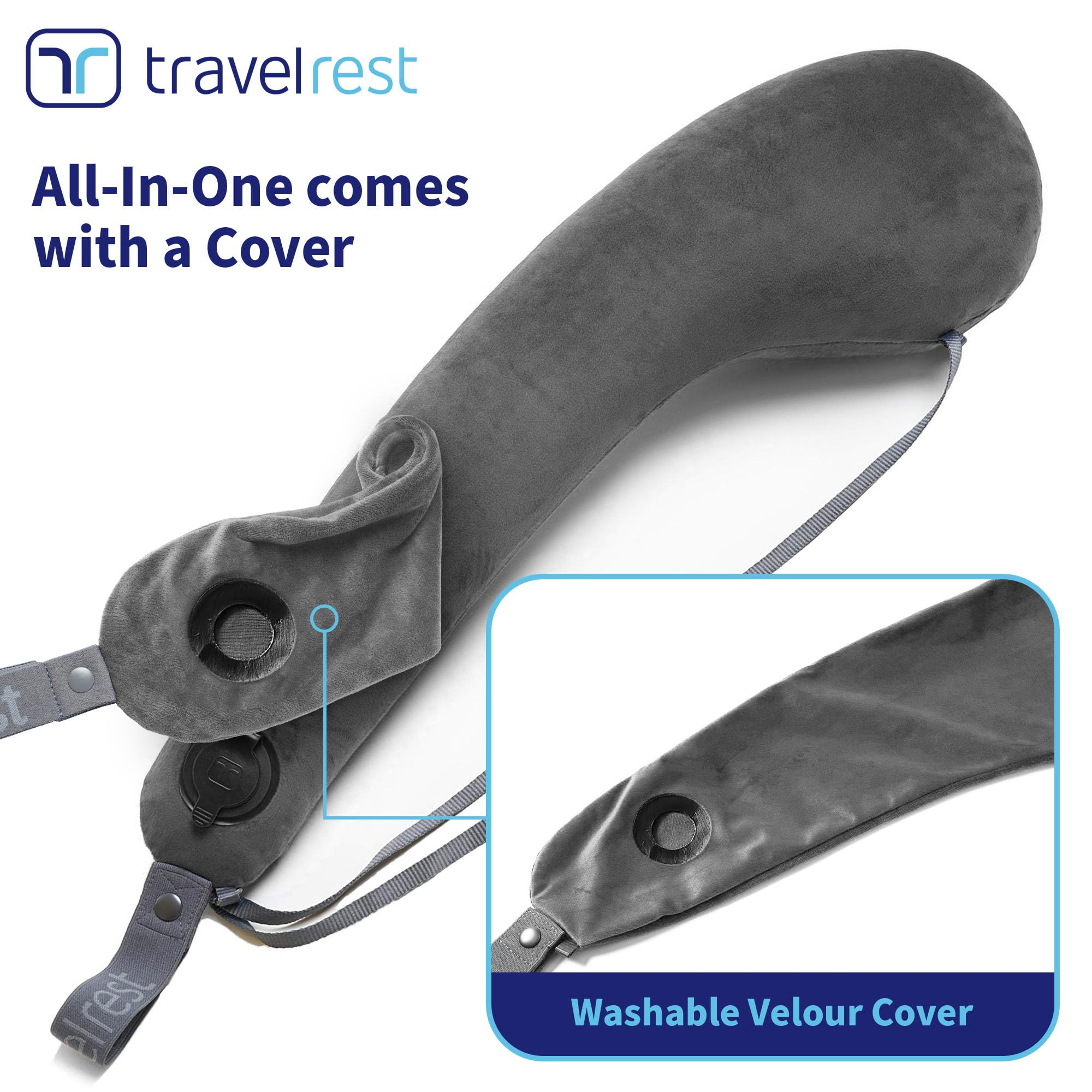 TRAVELREST valve de gonflage montrant rapidité et étanchéité