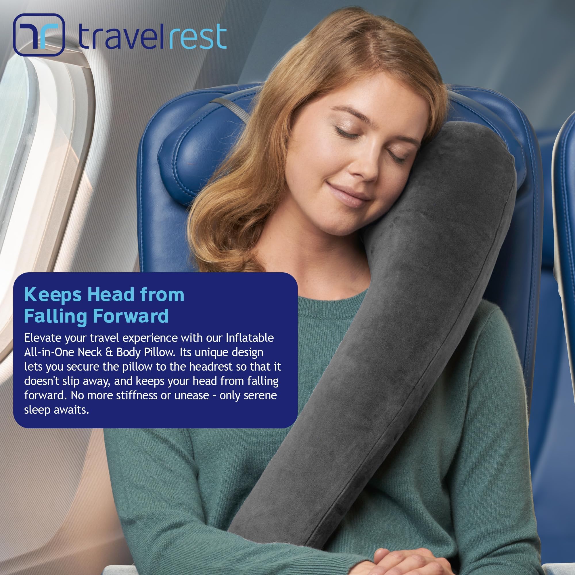 TRAVELREST gros plan tissu montrant texture douce et durable
