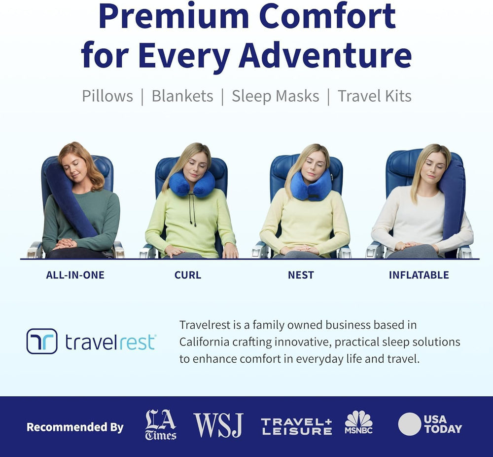 TRAVELREST bouchons d’oreilles et accessoires inclus pour voyage apaisé