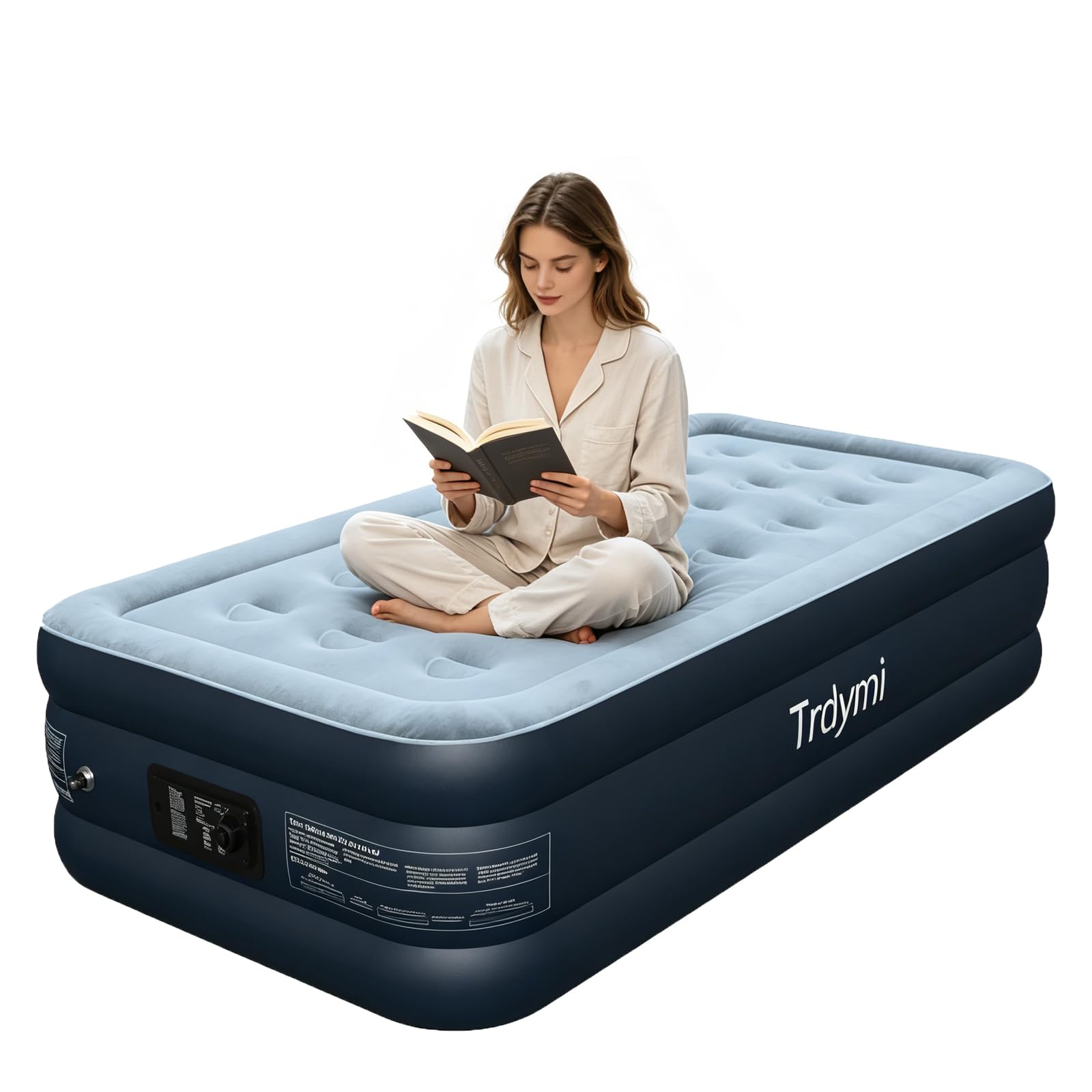 trdymi face avant montrant le matelas prêt à l'emploi et gain de confort