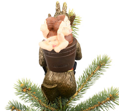 Tree Buddees Krampus ouvertures aux bras et pieds facilitant fixation bénéfique