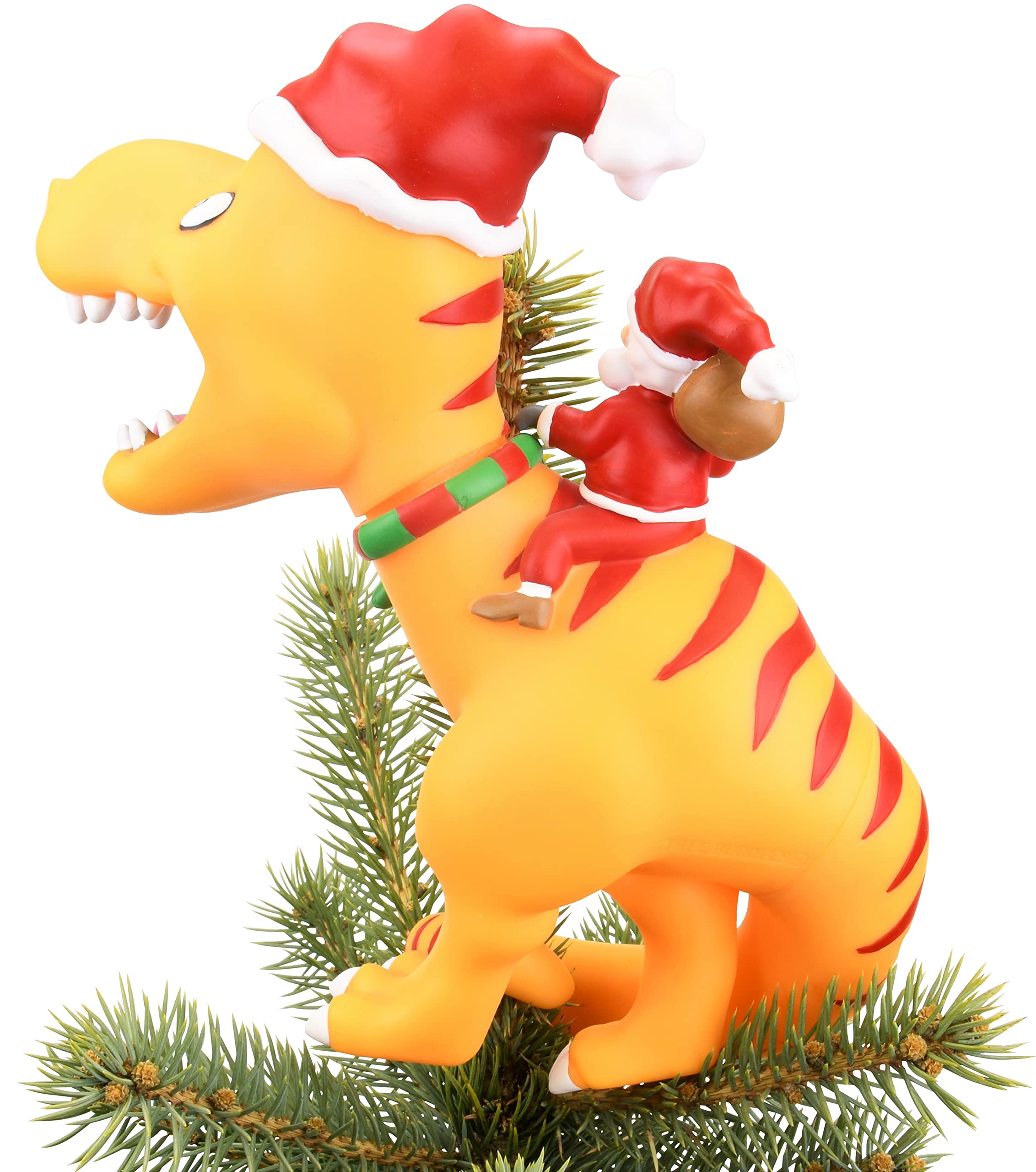 Tree Buddees topper posé sur sapin montre maintien et style