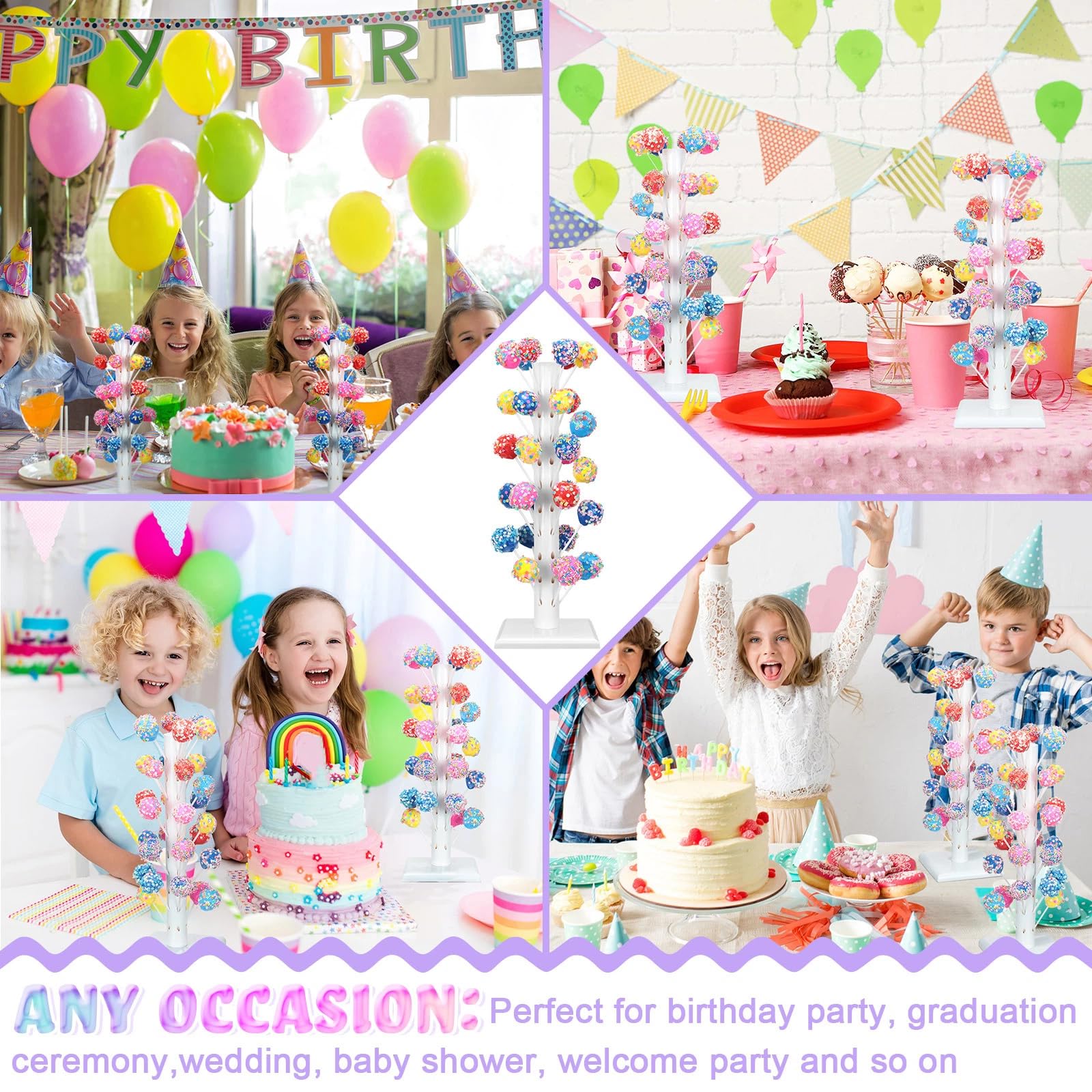 Treela lifestyle décor d'anniversaire valorisant les cake pops