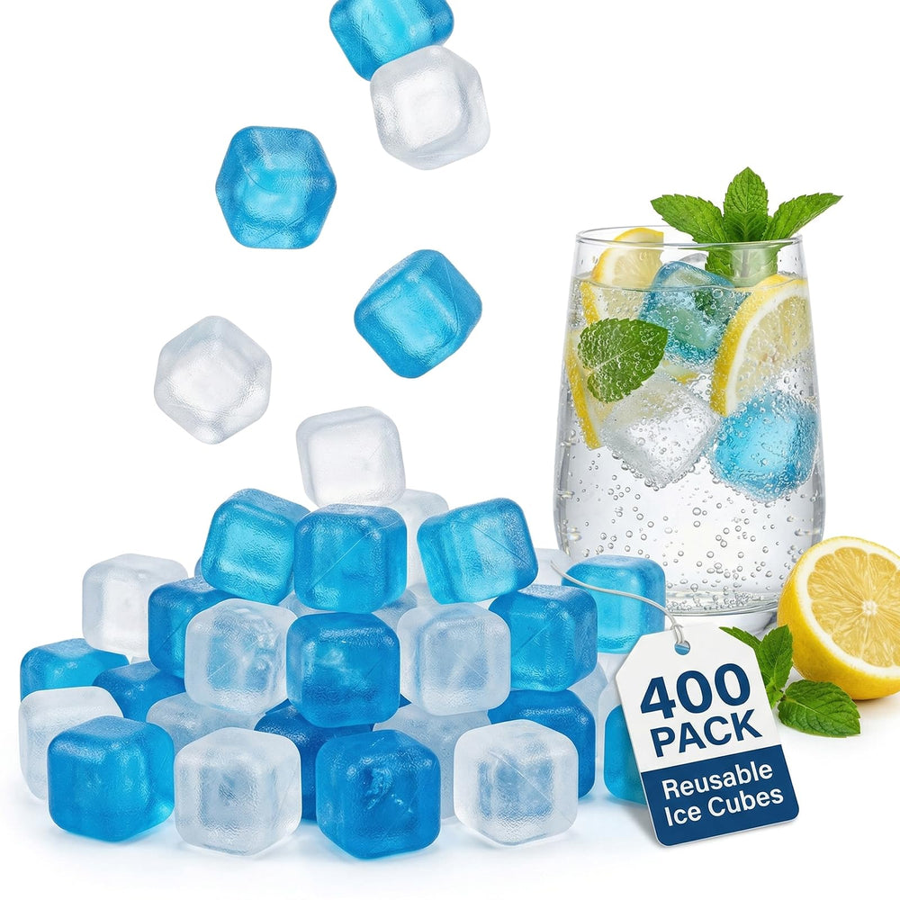 Trevionak pack 400 glaçons avant emballage, grande capacité pratique