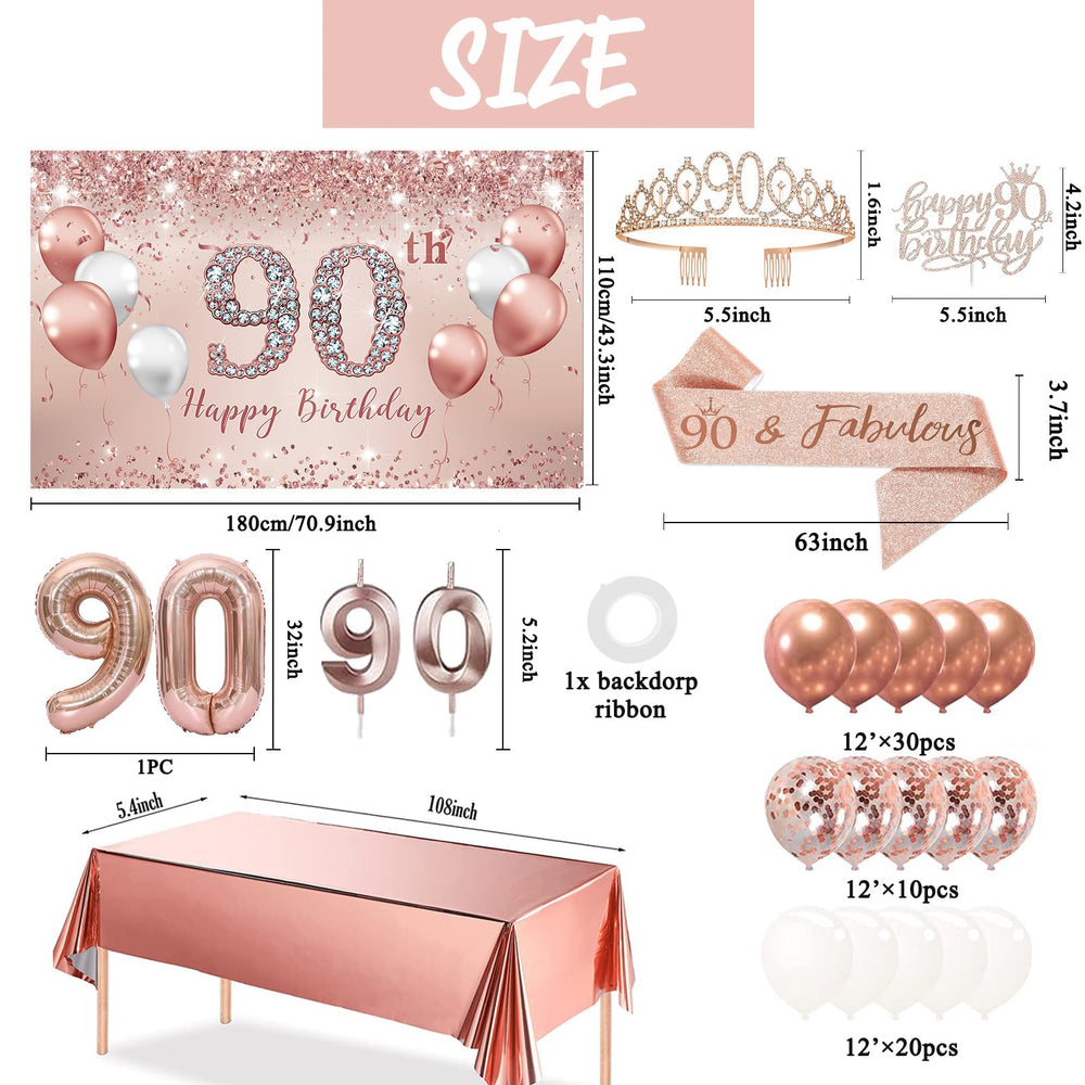Trgowaul bannière 90 rose gold accrochée pour un fond photo élégant