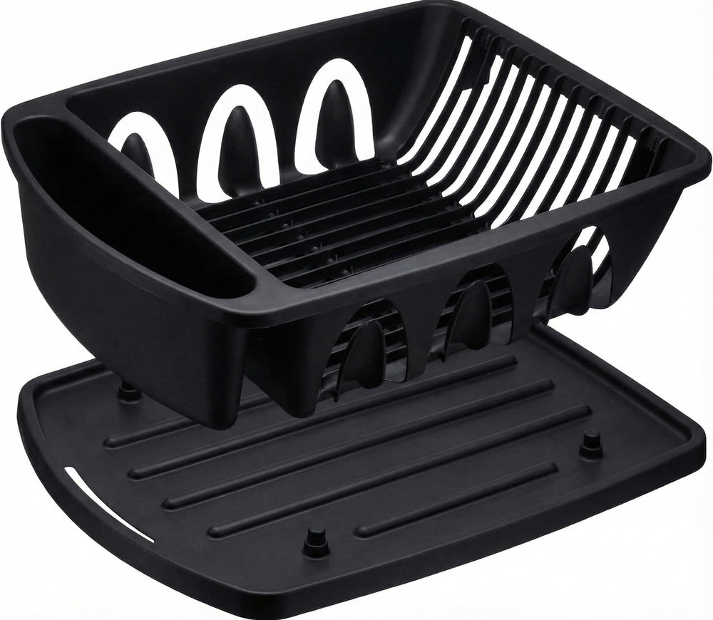 Tribello porte-couverts rempli montrant organisation et drainage efficace