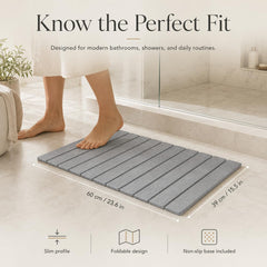 Trivelle tapis comparé à un objet du quotidien pour visualiser la taille extra large et couverture