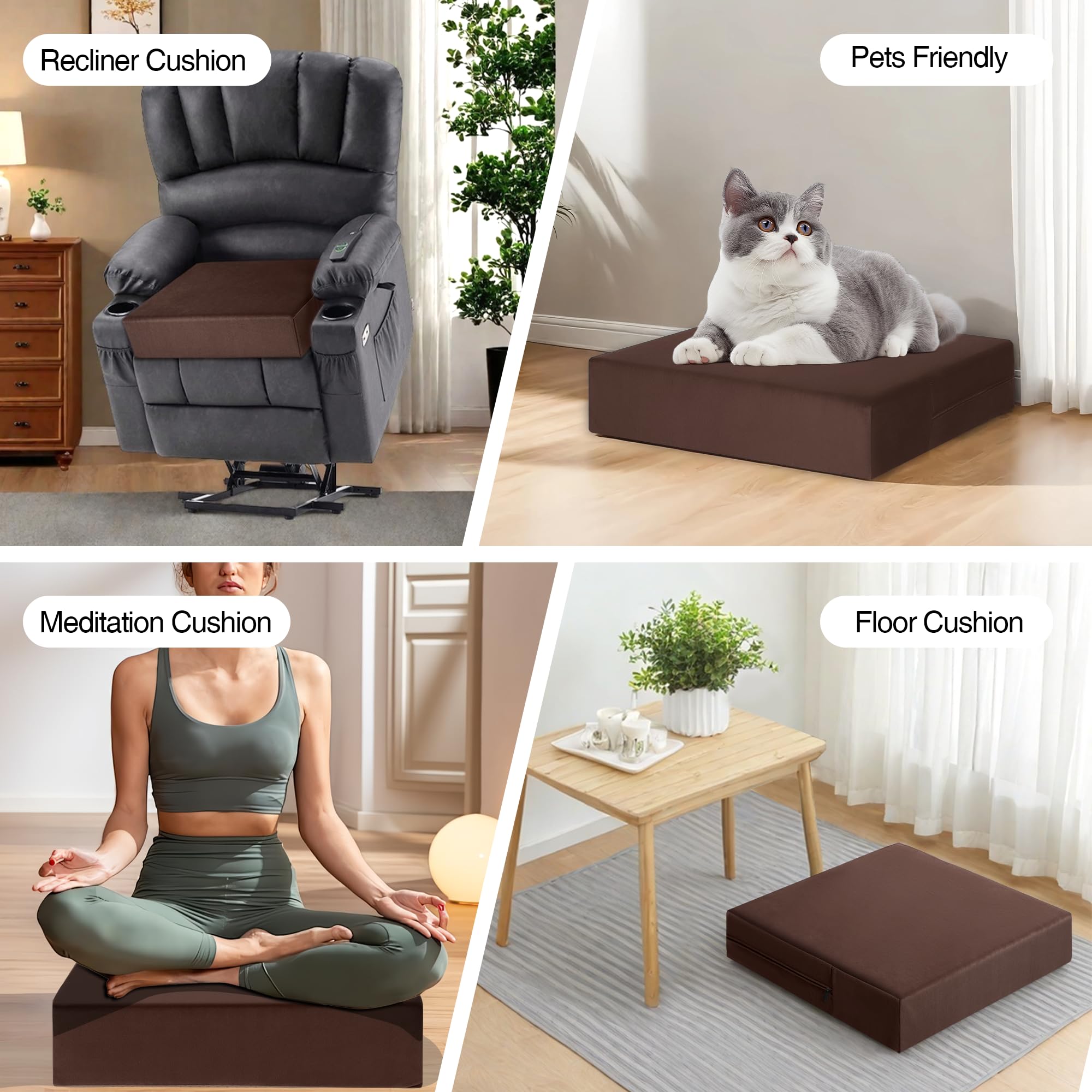 Tromlycs housse zippée extra‑longue ouverte pour retirer et laver facilement la housse