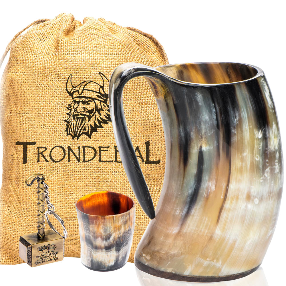 Trondebal corne face avant montrant forme authentique et design rustique