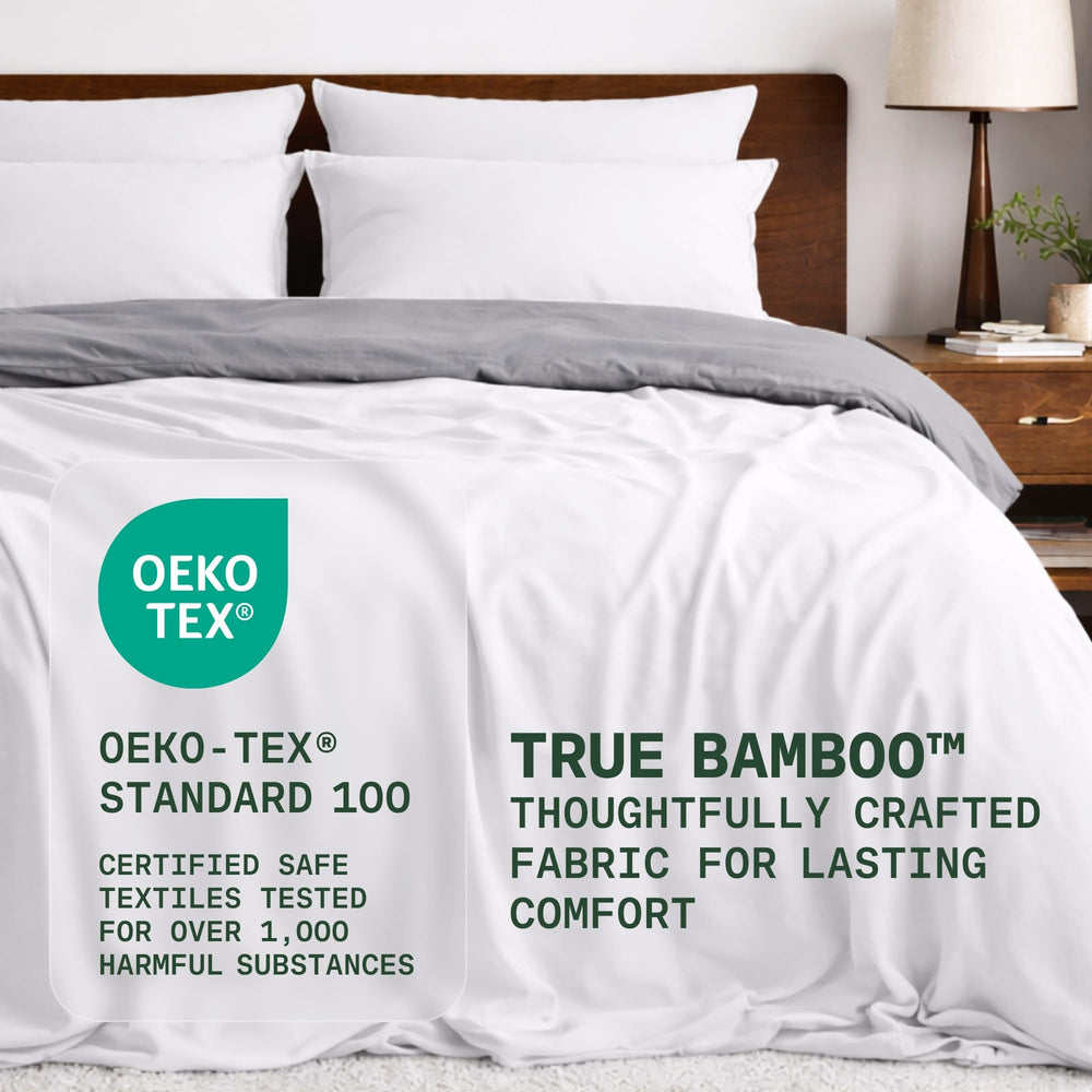TRUE BAMBOO emballage et étiquette OEKO-TEX, sécurité et traçabilité