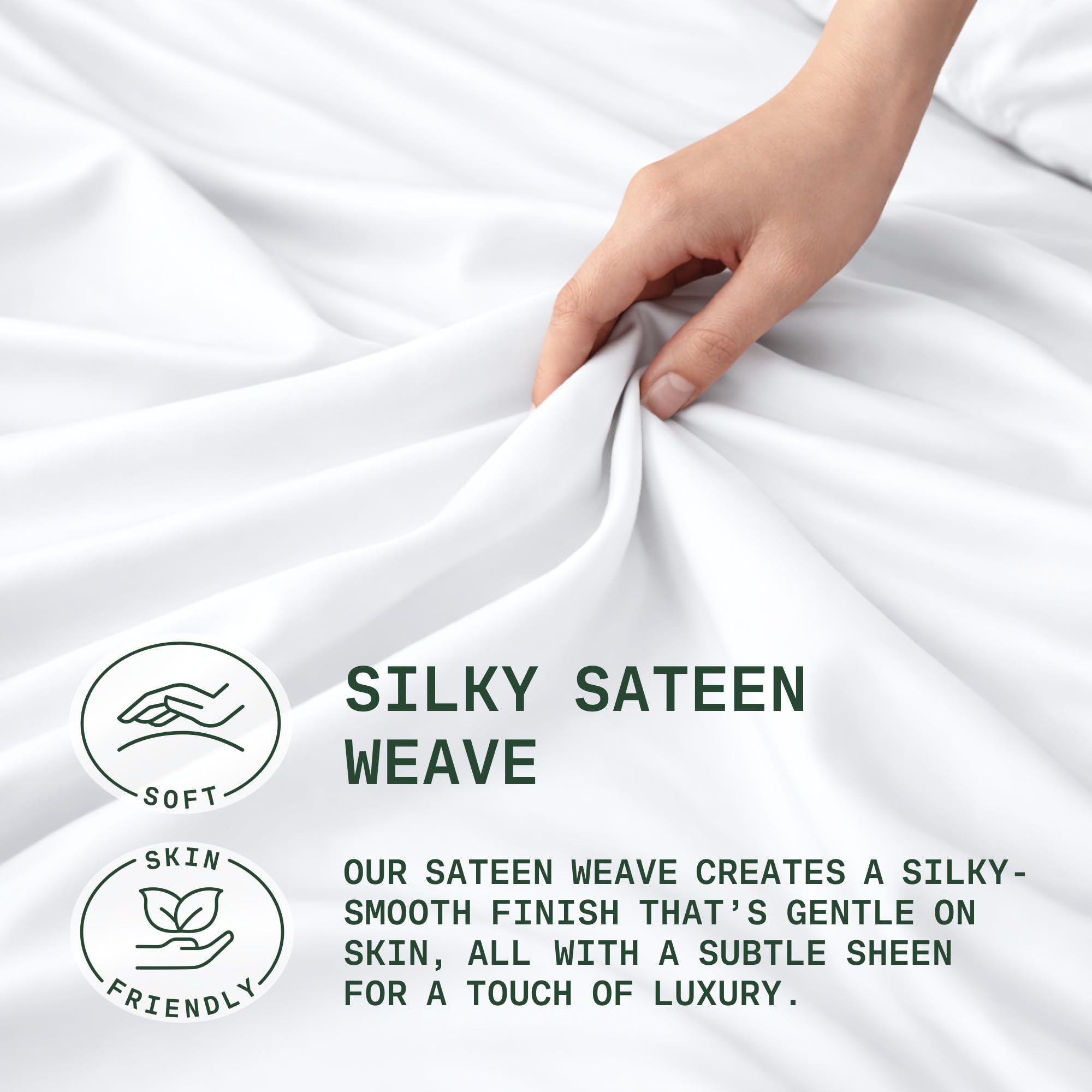 TRUE BAMBOO drap-housse profond ajusté, maintien sécurisé du matelas