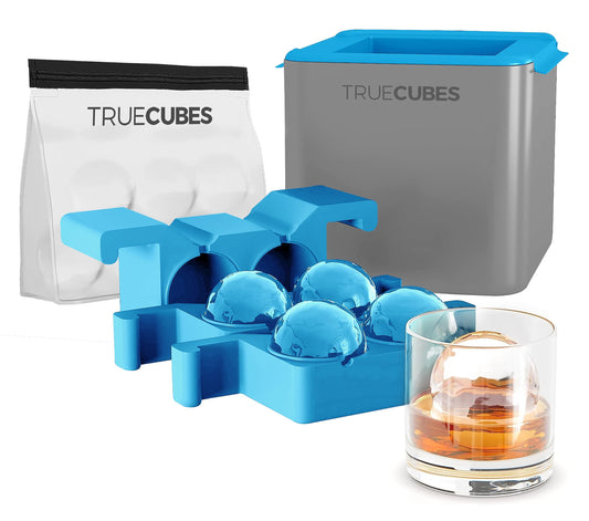 True Cubes emballage avant montrant le moule et bénéfice glace claire