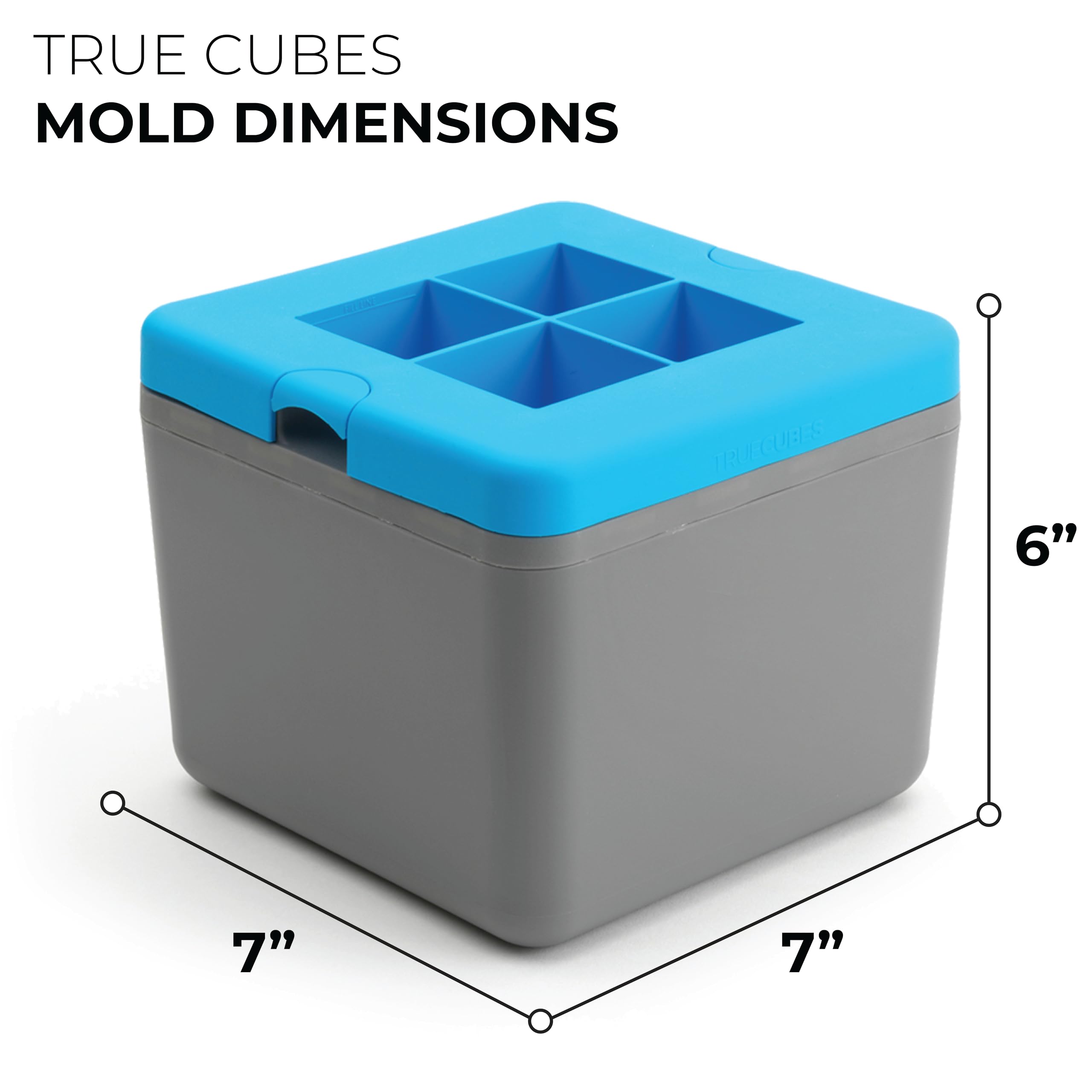True Cubes plateau rempli prêt à congeler pour glaçons purs