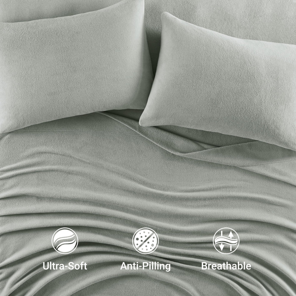 True North by Sleep Philosophy drap-housse en place sur matelas maintien sûr et ajustement profond