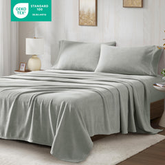 True North by Sleep Philosophy gros plan texture microfleece dévoile douceur et chaleur tactile