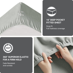 True North by Sleep Philosophy détail taies d'oreiller qualité couture et finition douce