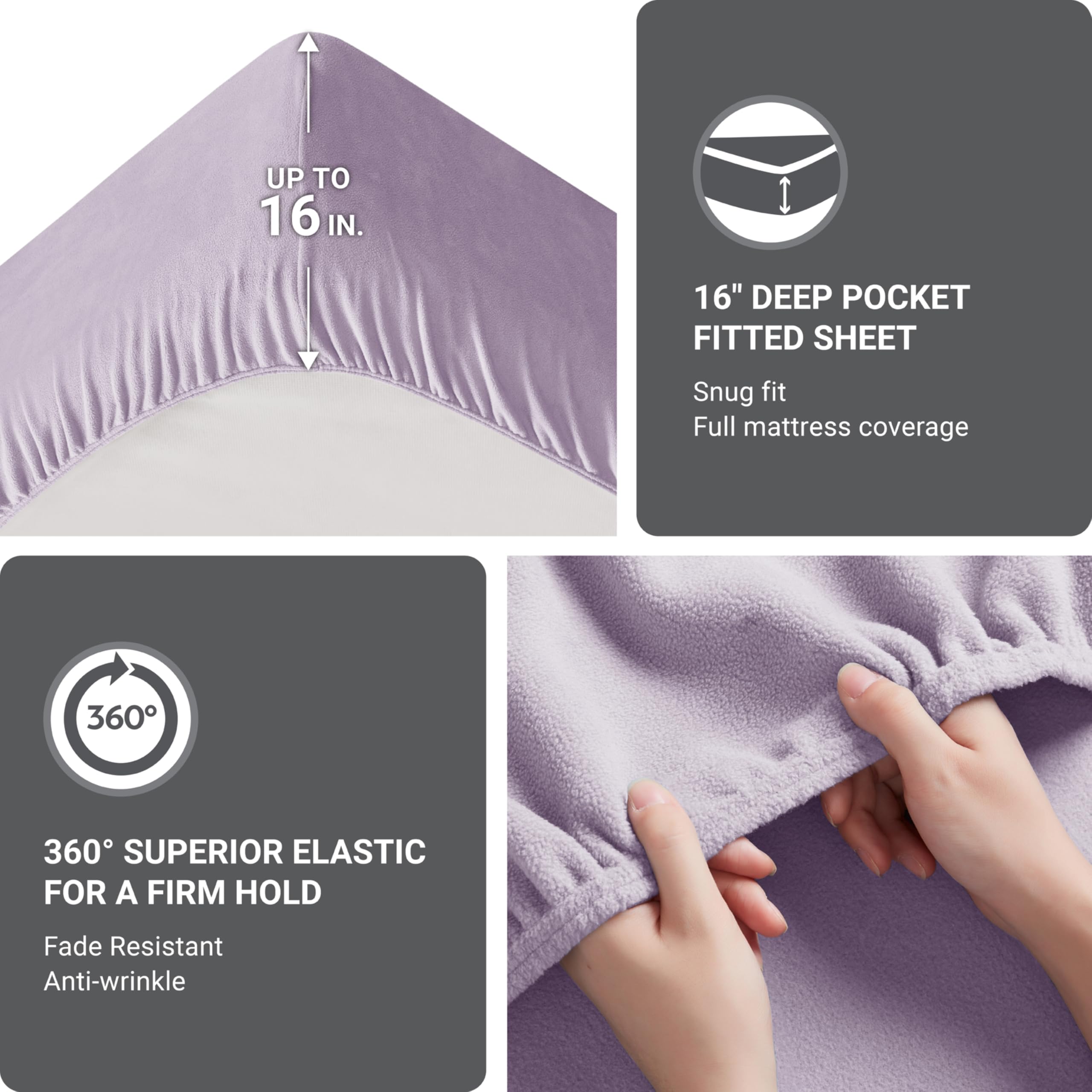 True North gros plan texture microfleece, douceur et chaleur perceptibles