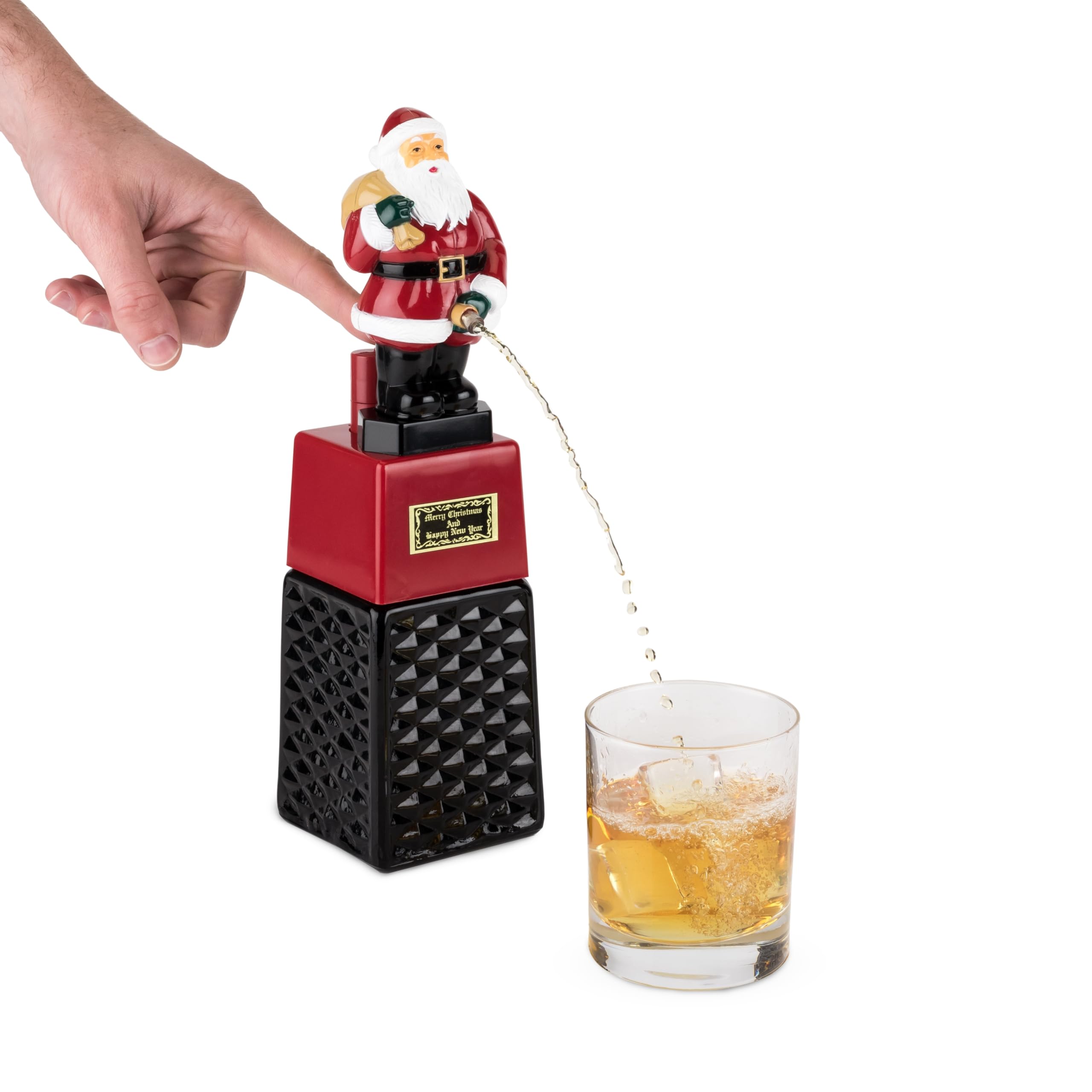 True Santa détail de l'étiquette montrant le thème cadeau parfait