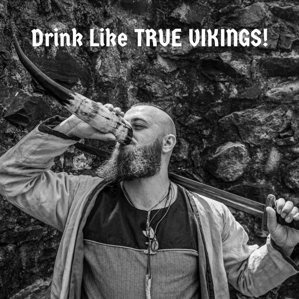 True Viking corne dans pochette cadeau prête à offrir esthétiquement