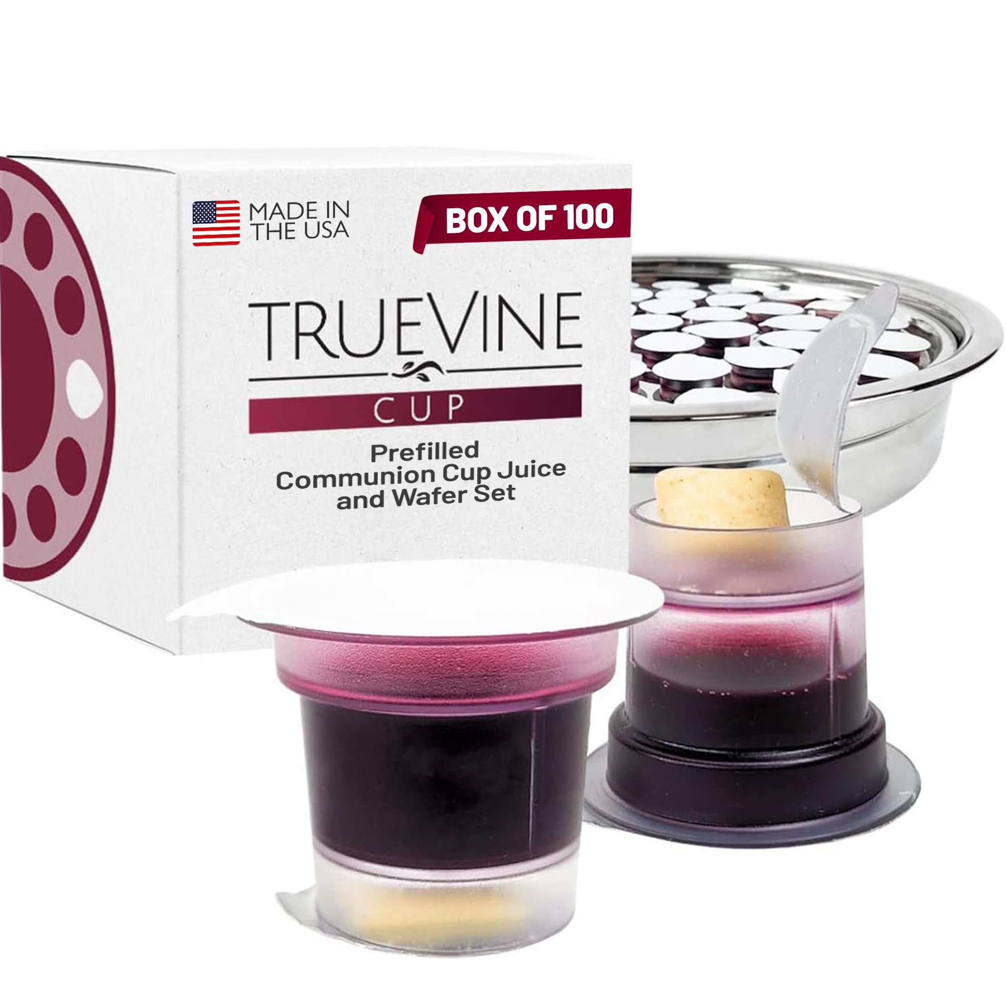 TrueVine coupe avant emballage montrant étiquette et qualité