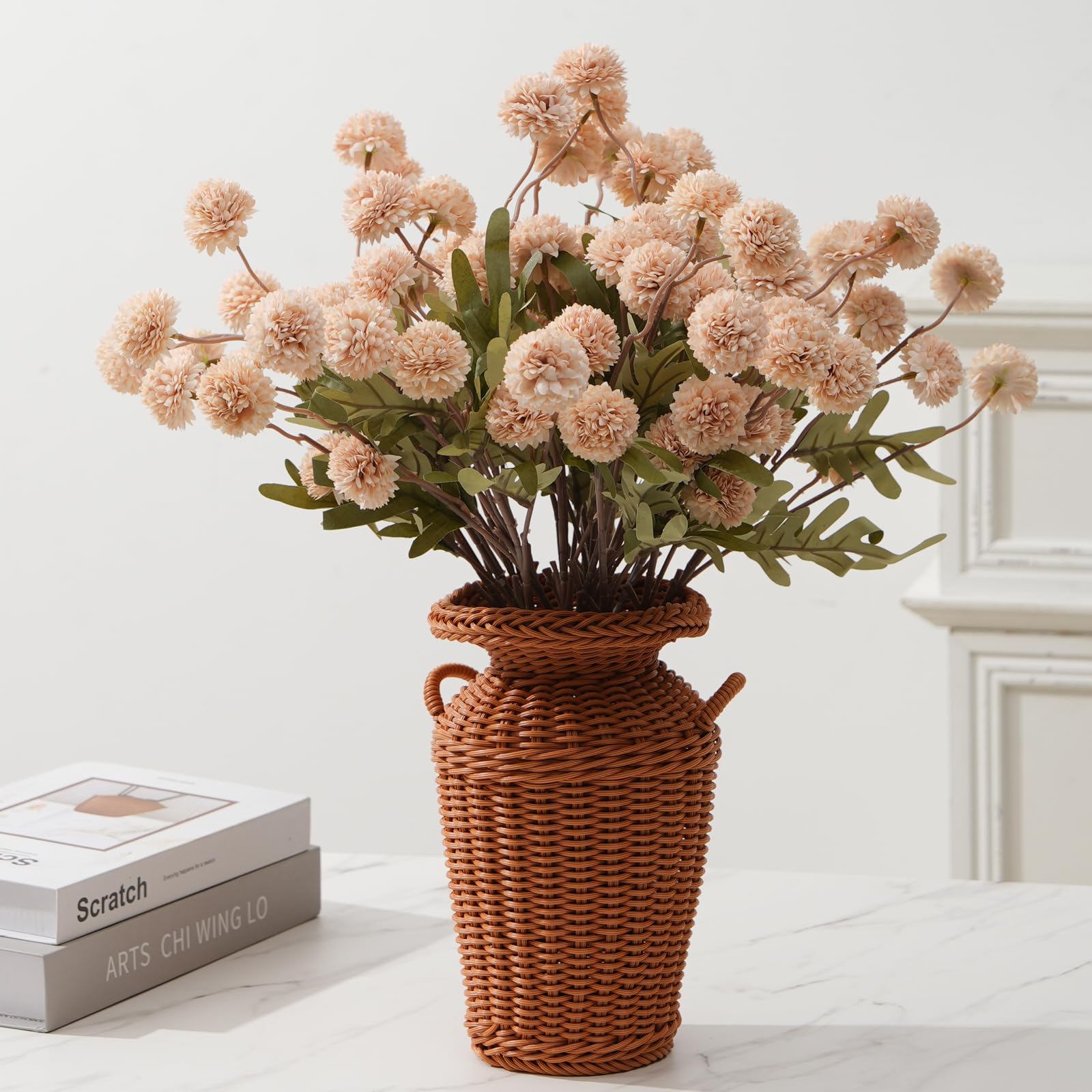 trytuny teinte khaki intégrée à décor boho chaleureux