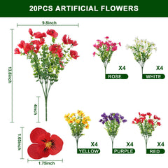 trytuny vase déco terrasse présentant fleurs résistantes aux UV pour extérieur
